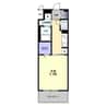 S-RESIDENCE中新町avelis 1Kの間取り