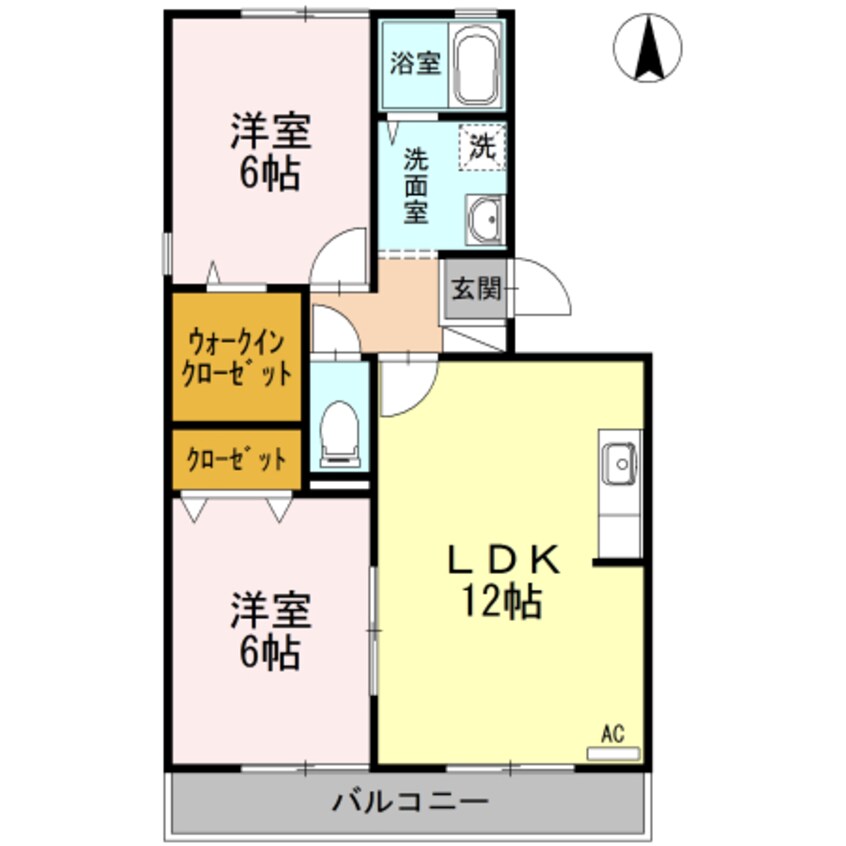 間取図 ビッグベアハイツⅡ