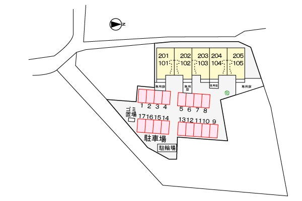 駐車場 アルドーレ・カーサ　ナカヤマ