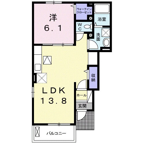 間取り図 グリーン　ハイツ
