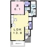 グリーン　ハイツ 1LDKの間取り