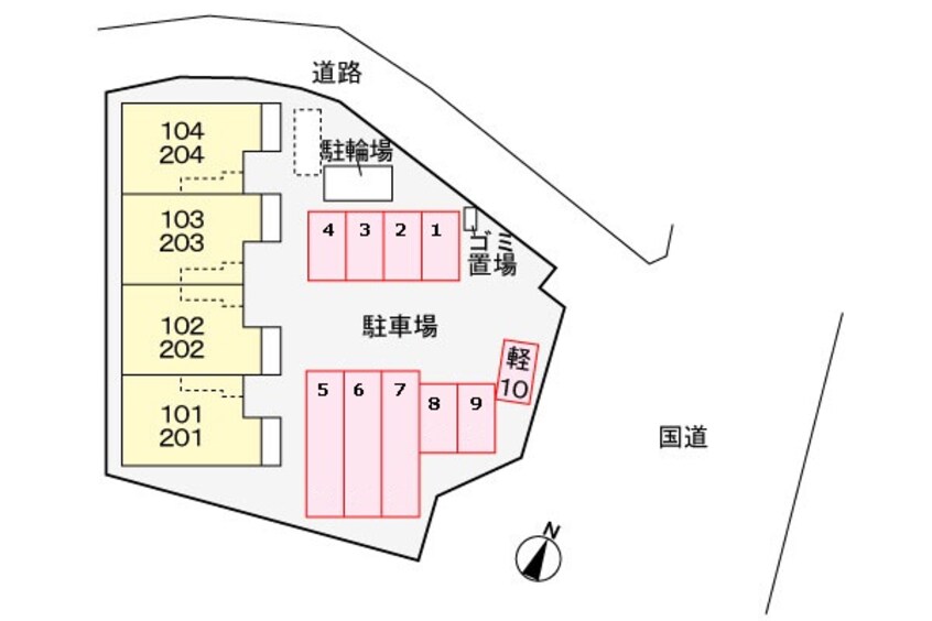 駐車場 グリーン　ハイツ