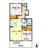 グランシャリオ 2LDKの間取り