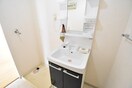 洗髪洗面化粧台・室内洗濯機置場 レジデンス一本松 A棟