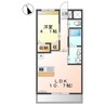 エスポワール 1LDKの間取り
