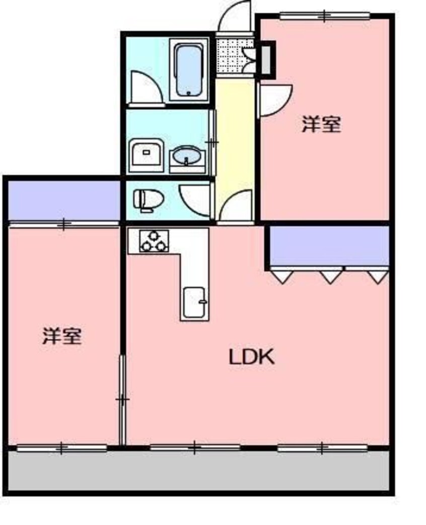 間取図 サン・セイント・リヴィア