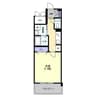 S-RESIDENCE中新町avelis 1Kの間取り