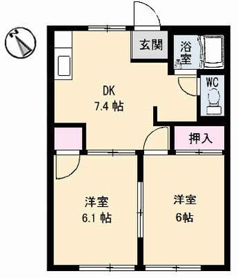 間取図 フレンド・ハイツ