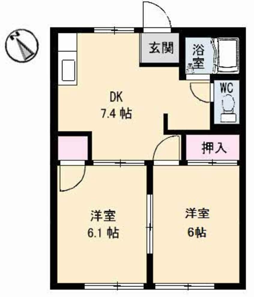 間取図 フレンド・ハイツ