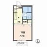 コーポソレイユ 1Kの間取り