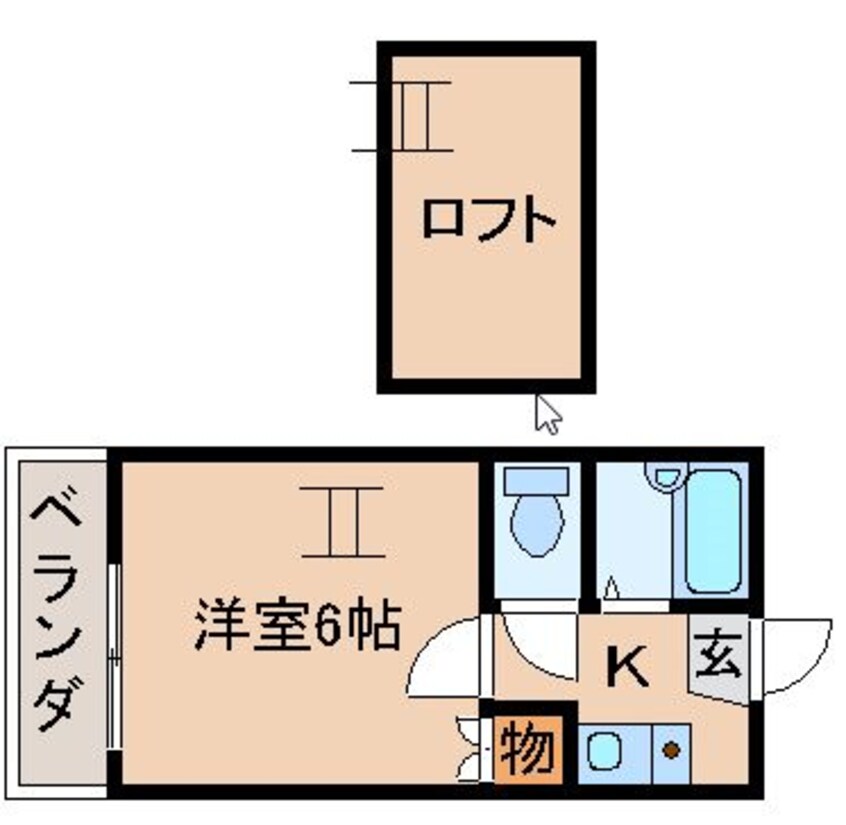 間取図 リッチモンド潤A・B