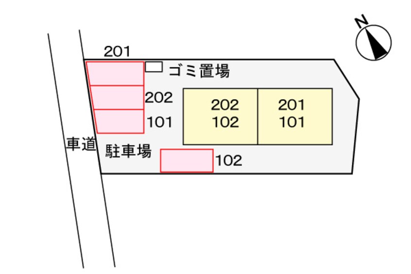 駐車場 ハイツトミー