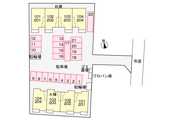 駐車場 イストワールＡ