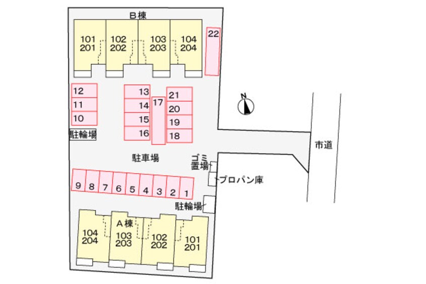 駐車場 イストワールＡ