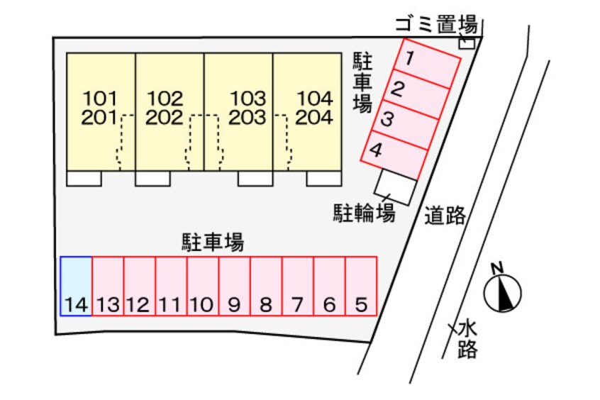 駐車場 ポムドテールＴ