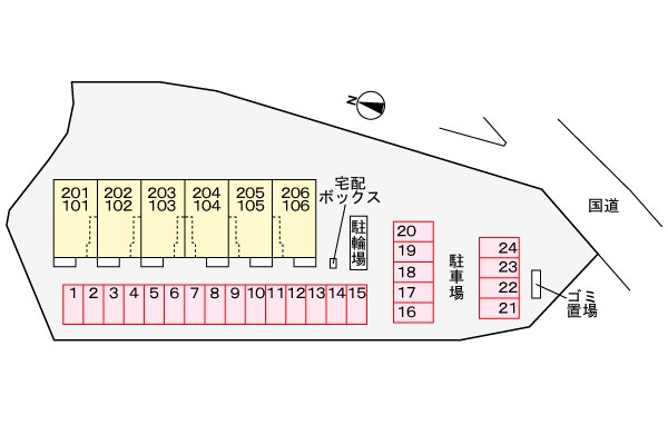 駐車場 勅使町アパート（０２７０６８９０１）