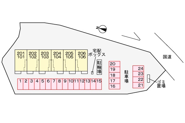 駐車場 勅使町アパート（０２７０６８９０１）