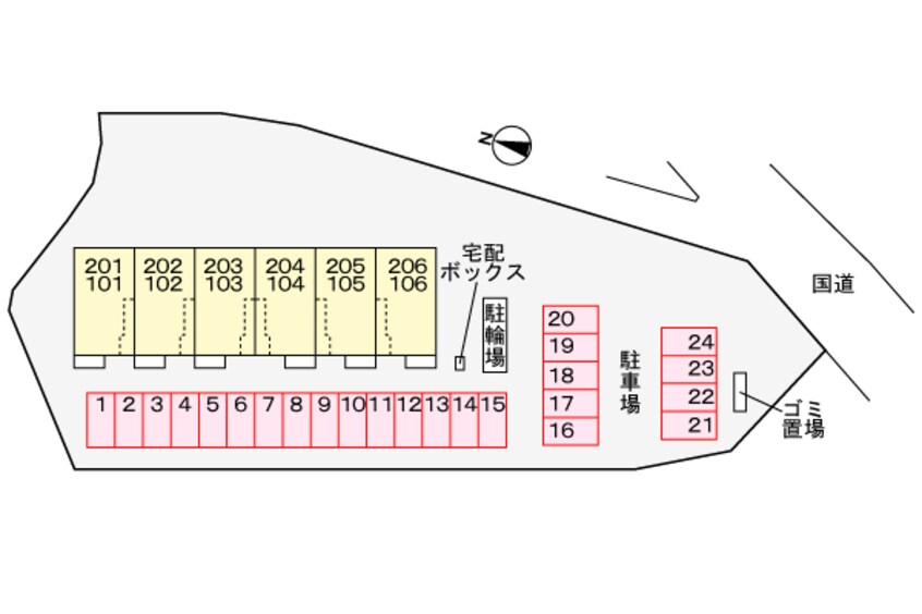 駐車場 勅使町アパート（０２７０６８９０１）