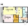 グレイスフル 1LDKの間取り