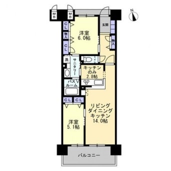間取図 アルファライフ玉藻公園