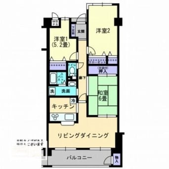 間取図 アルファシティ屋島四番館