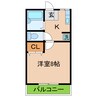 リッチモンド木太町 1Kの間取り