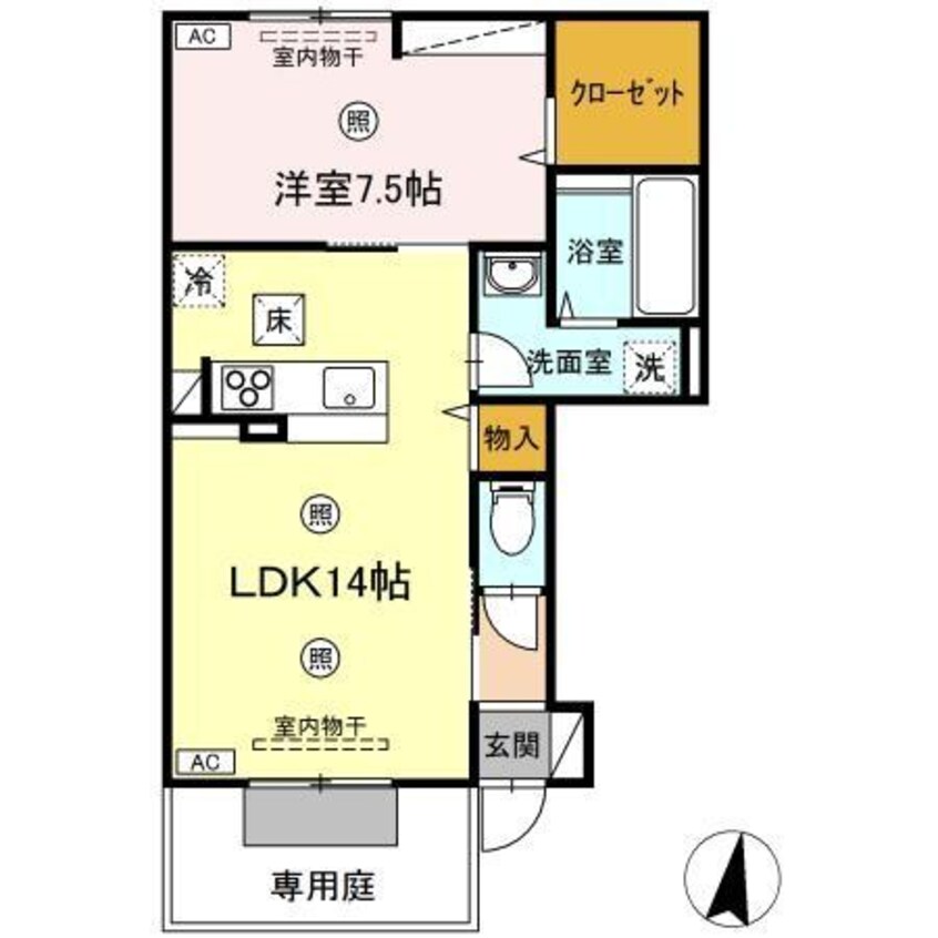 間取図 レグルス B棟