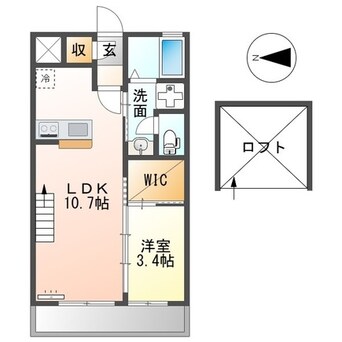 間取図 プティスール空港通り
