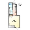 プルンバーゴ 1Kの間取り