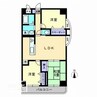 レイクウエスト 3LDKの間取り