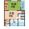 三好ビル 2Kの間取り