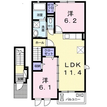 間取図 ラ・ルーチェⅡ