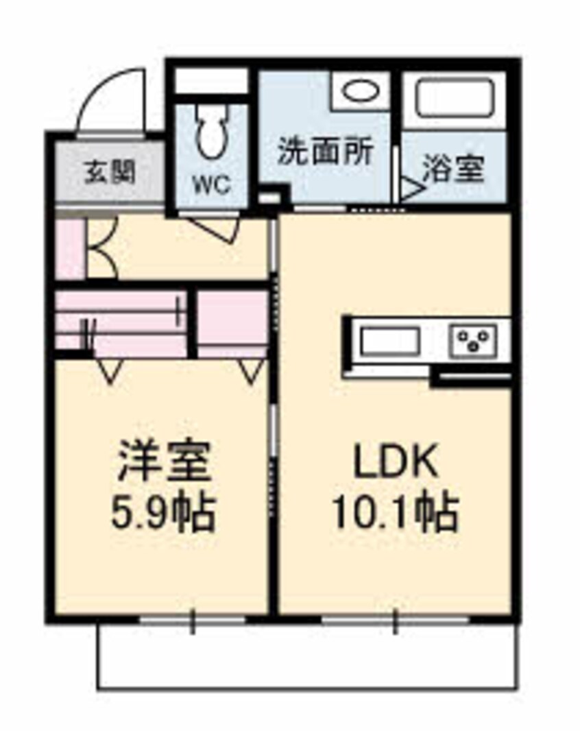 間取図 La luce