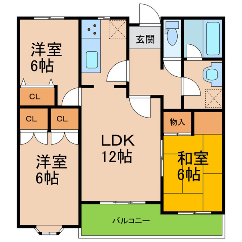 間取図 メゾン・ド・稔