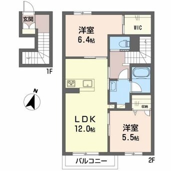 間取図 シャーメゾン端岡