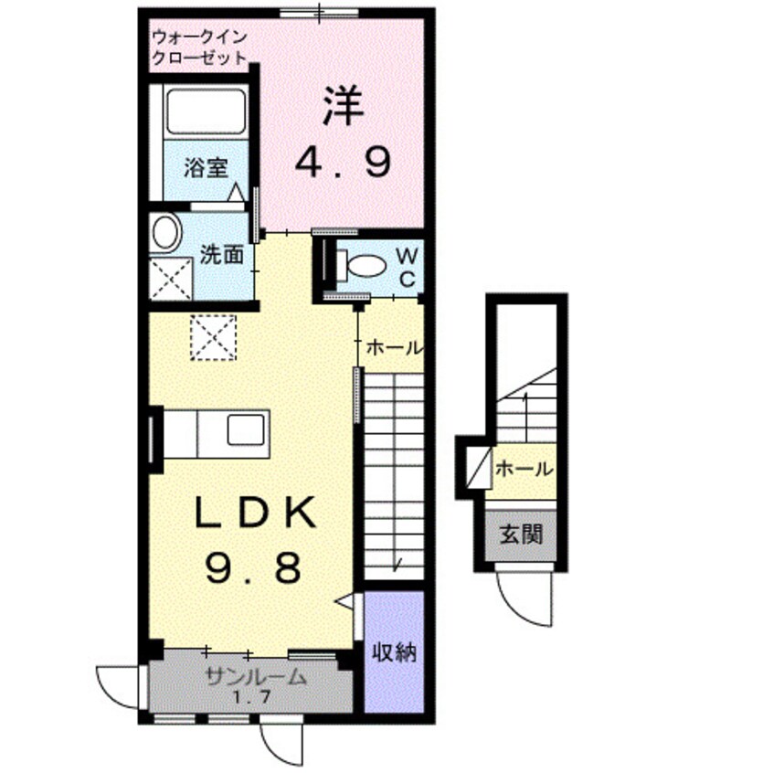 間取図 サニー・プレイス太田