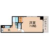 アクシオス中新町 1Kの間取り