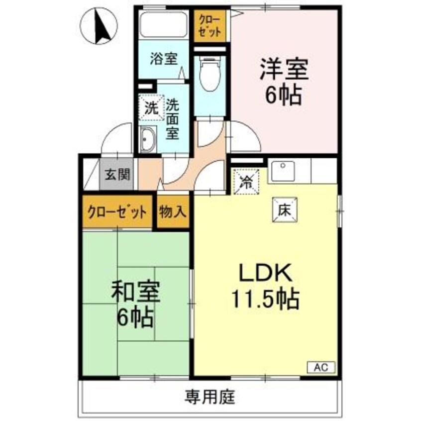 間取図 アネシスハイツ Ⅰ号館