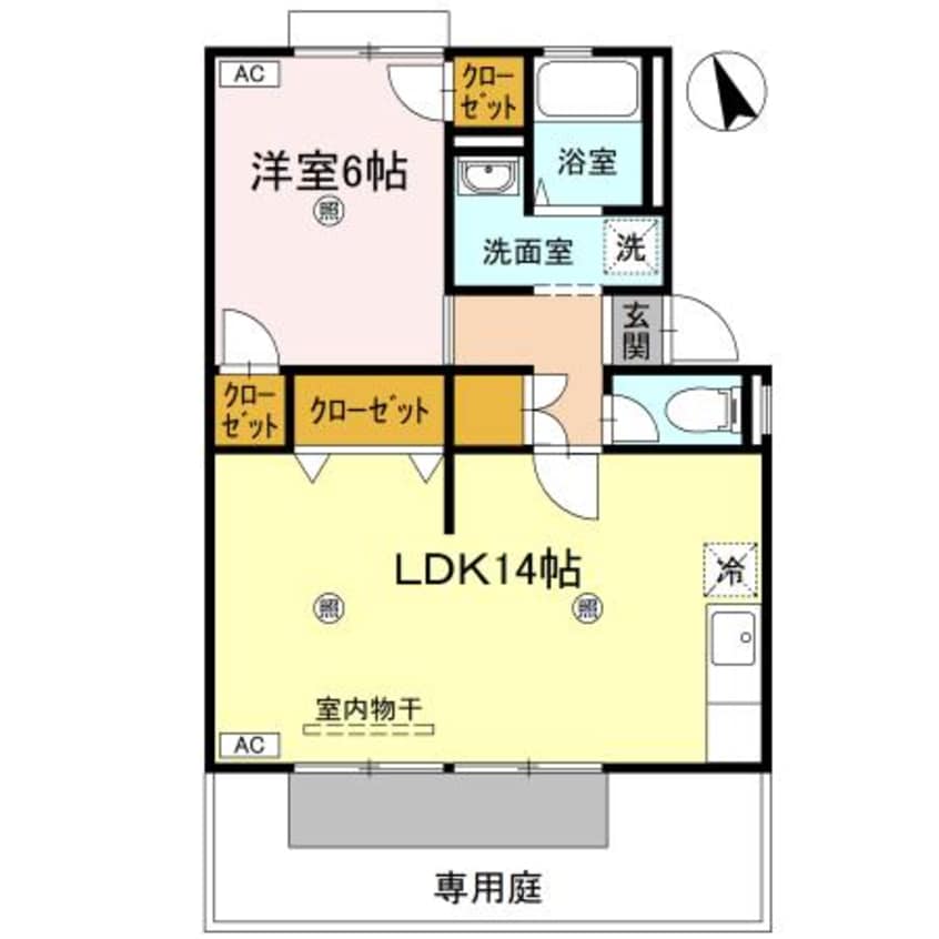 間取図 グリーンガーデン C棟