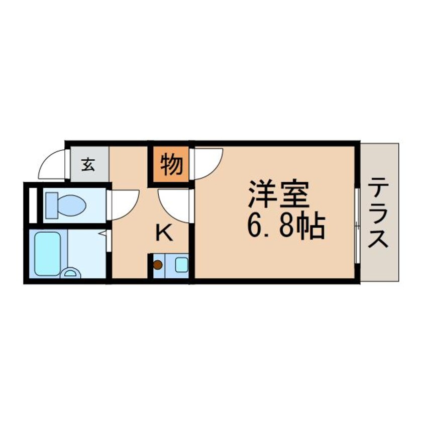 間取図 ハイツ福岡