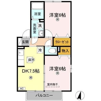 間取図 ビーンズヒル C棟