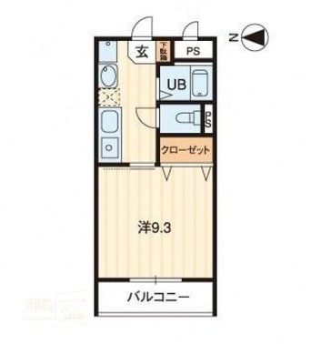 間取図 ボンヌ・シャンス