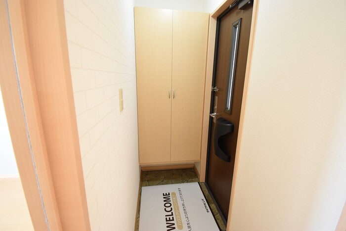 玄関・シューズボックス（トールタイプ） ブルー フォーレ D棟