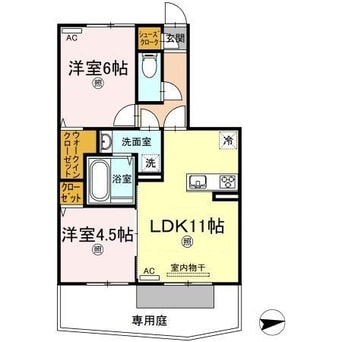 間取図 プランドール 太田 A棟