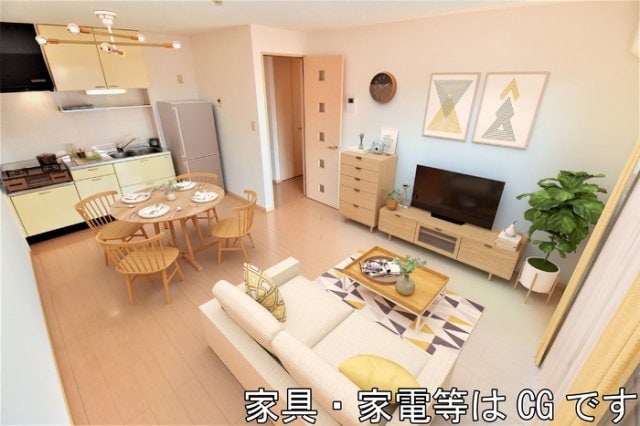 居室・リビング メゾンシャルム木太 B棟