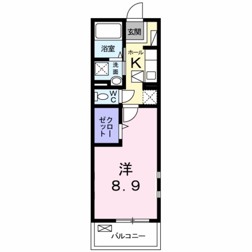 間取図 アルカディア　ＮⅠ