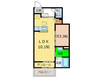 間取図 ボヌールA・B