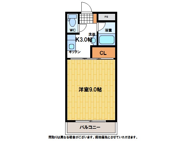 間取り図 ビクトリーハイツ新港