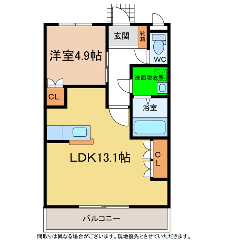 間取図 グランチェスタ