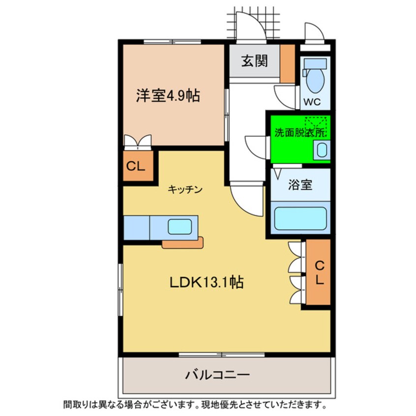 間取図 グランチェスタ